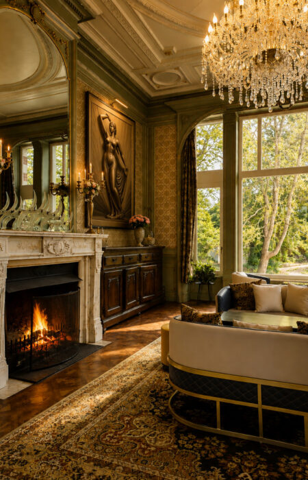 groene salon chateau morreau